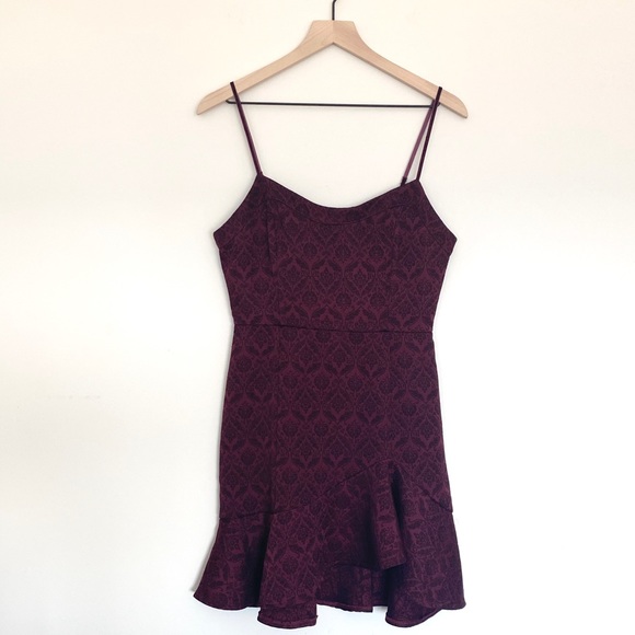 BB Dakota Dresses & Skirts - BB Dakota Only Angle Plum Black Dress S NWT